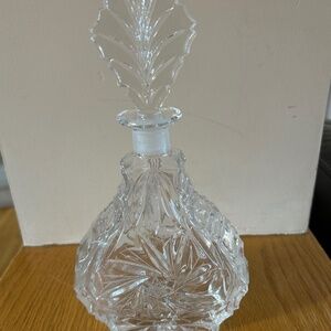 Pinwheel Crystal decanter